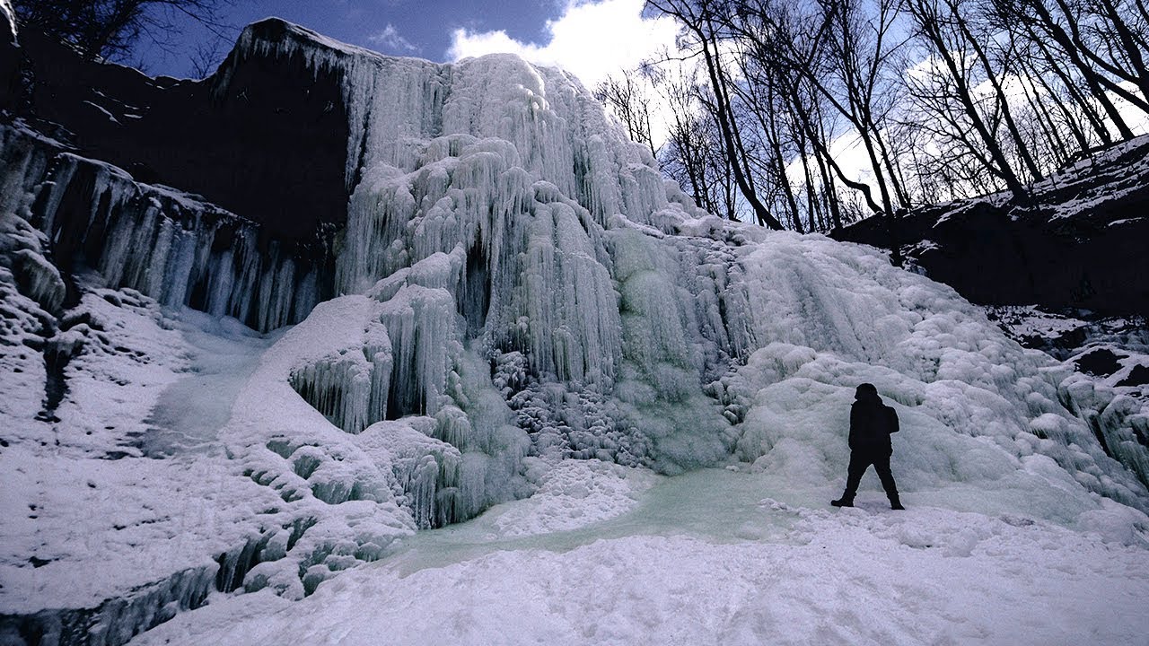 Cascadas congeladas en Ohio