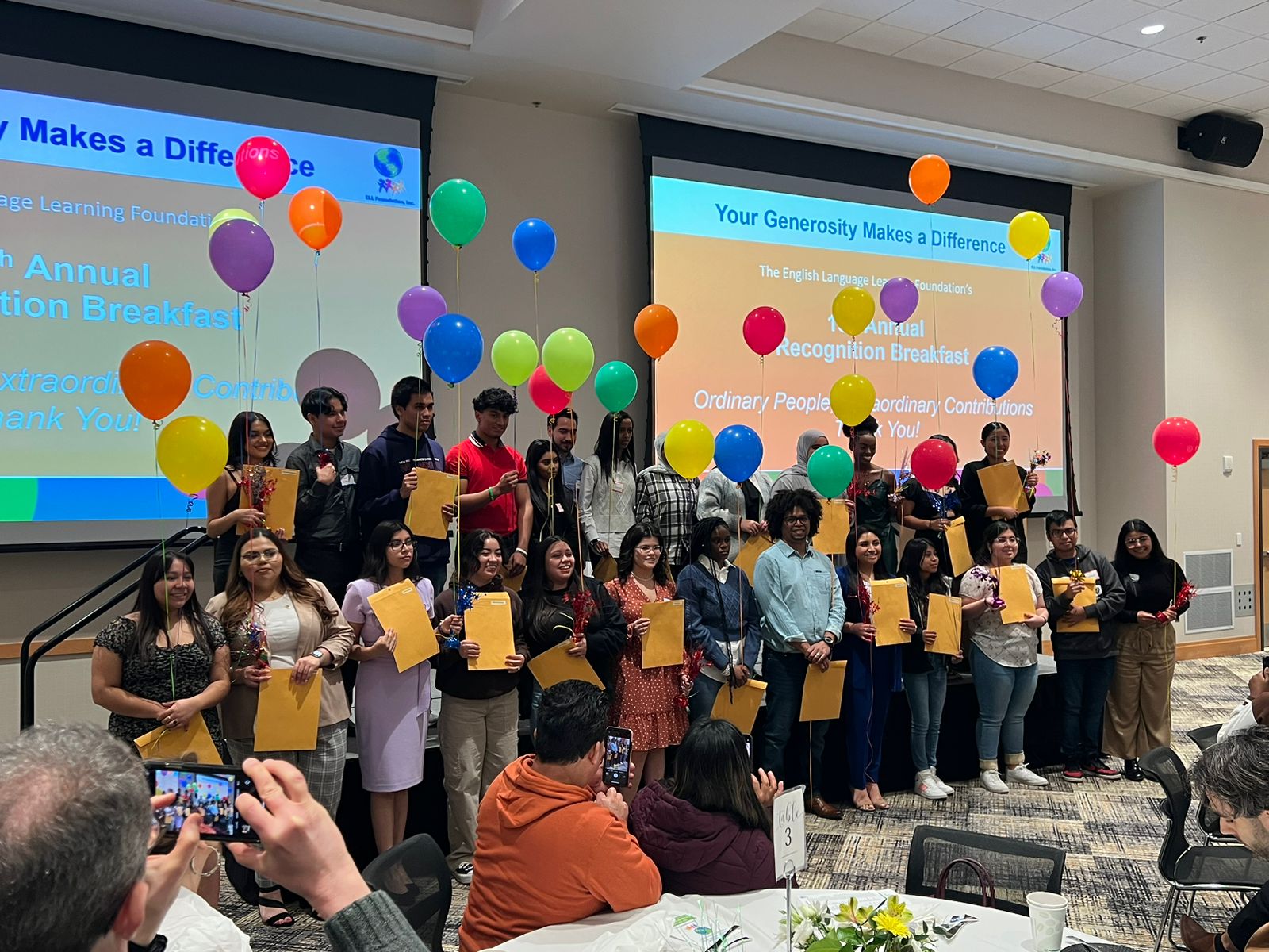 Desayuno anual 2023 English Language Learning Foundation